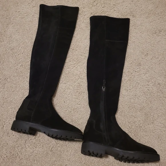 Tory Burch Black Over the Knee Boots - Picture 3 of 6
